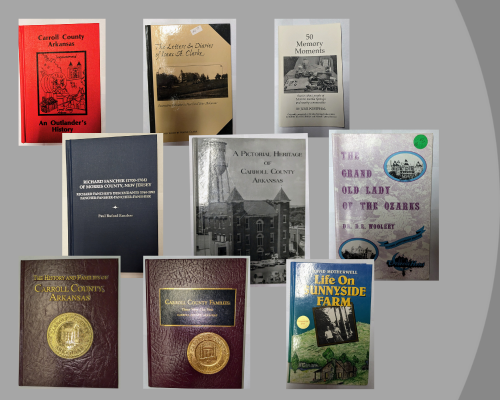 Historical local books for sale at CCHS